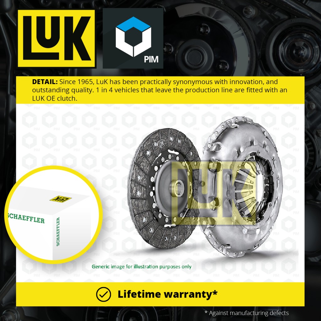 LuK Clutch Kit 2 piece (Cover+Plate) 625307009 [PM173471]