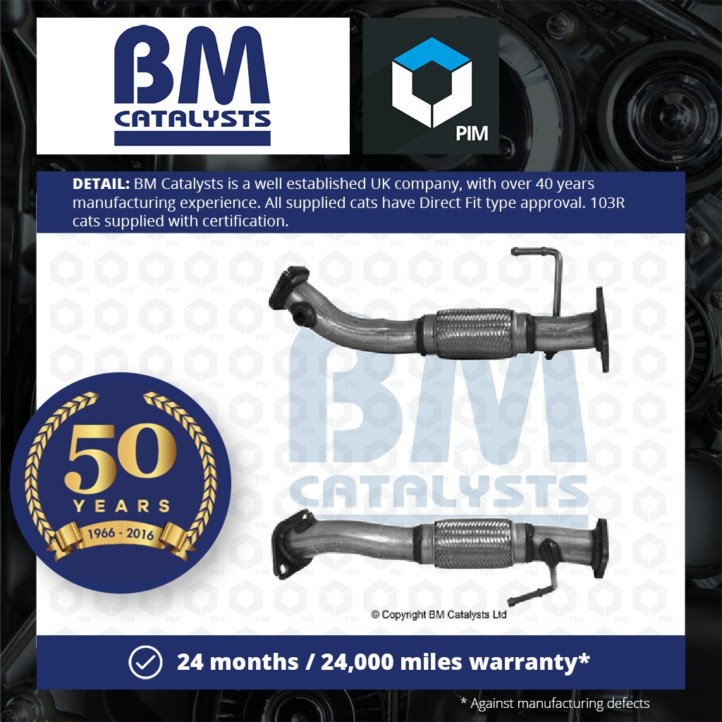 BM Catalysts Exhaust Pipe Centre BM50861 [PM2087173]