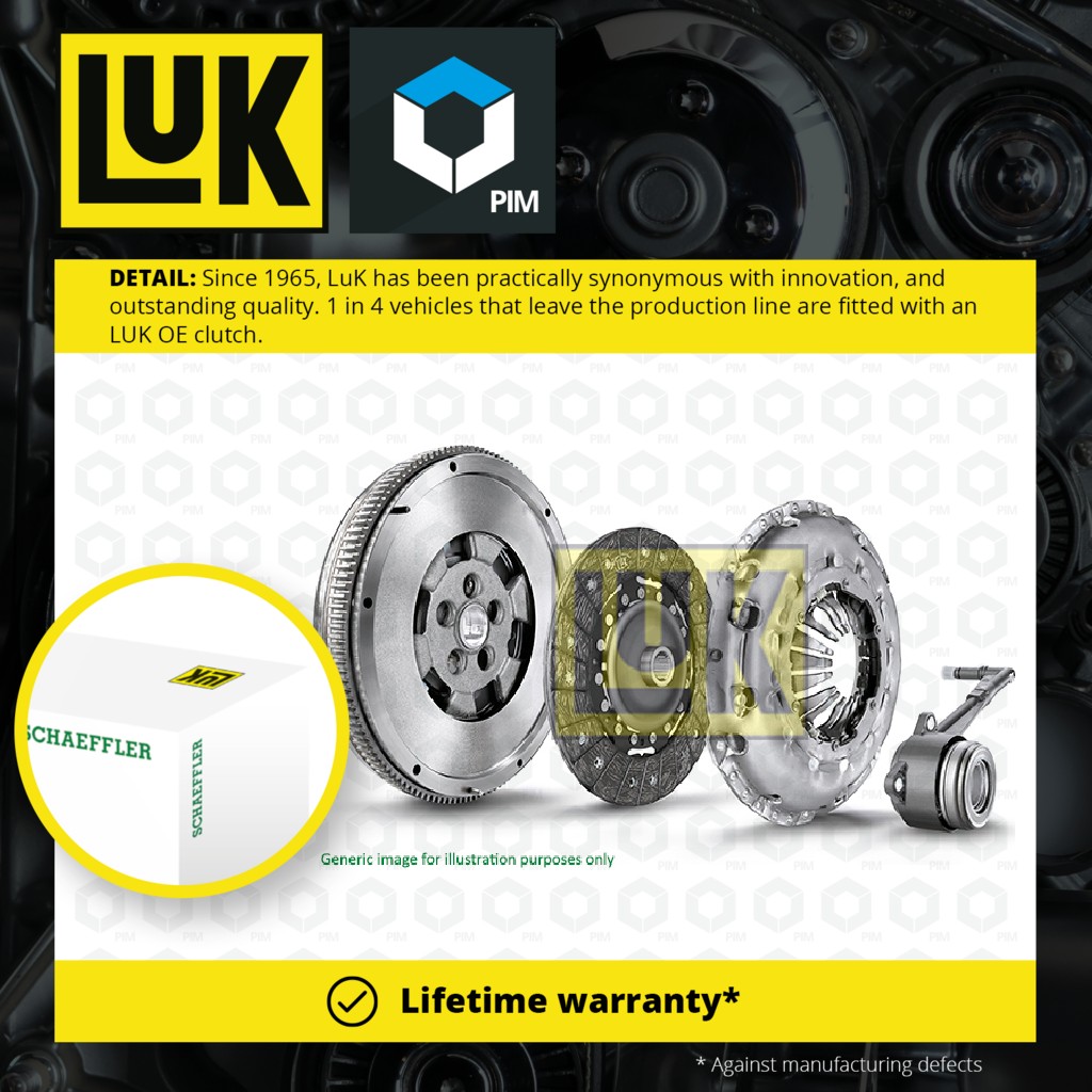 LuK Dual Mass Flywheel DMF Kit with Clutch and CSC 600029500 [PM1731050]