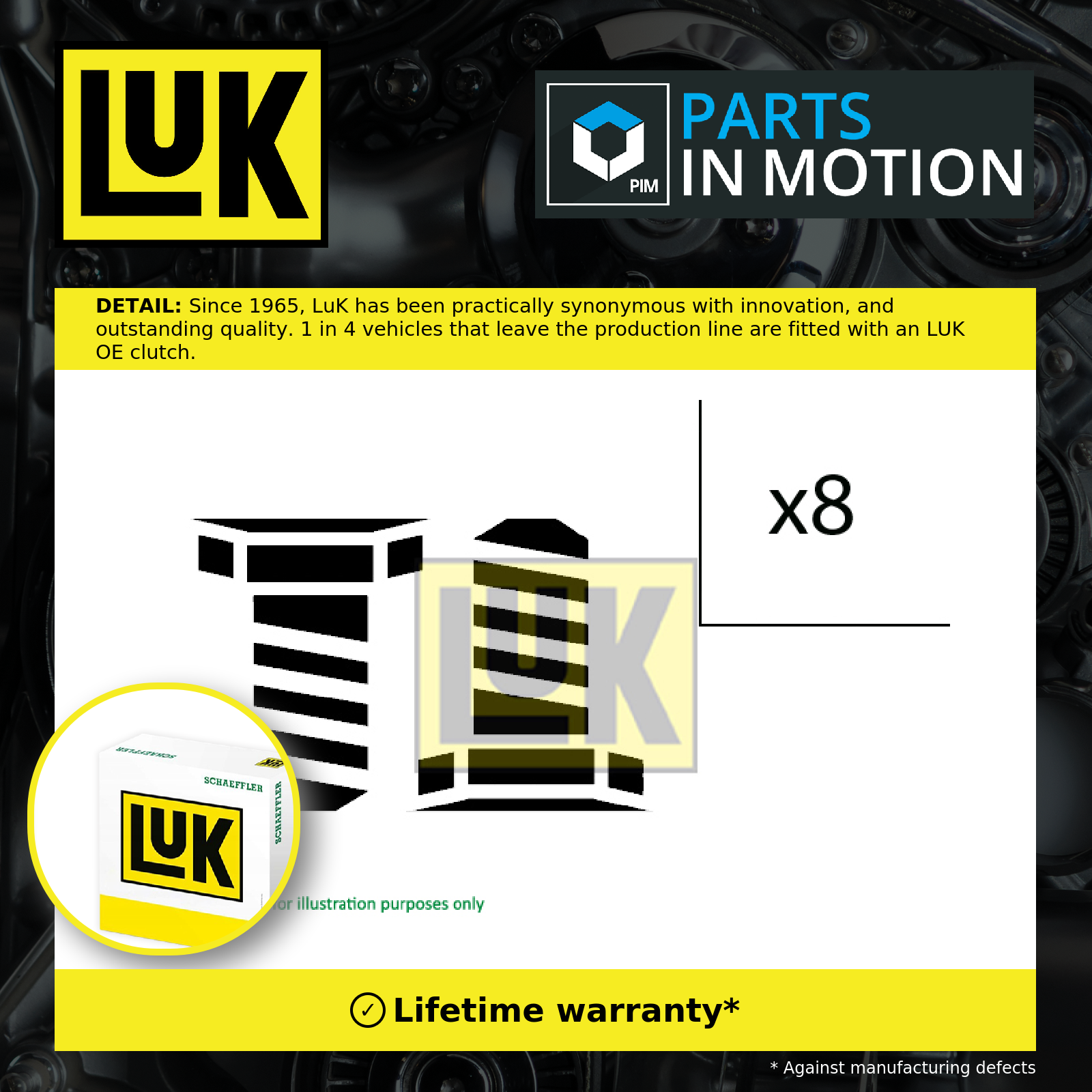 LuK DMF Flywheel Bolts 411015910 [PM329054]