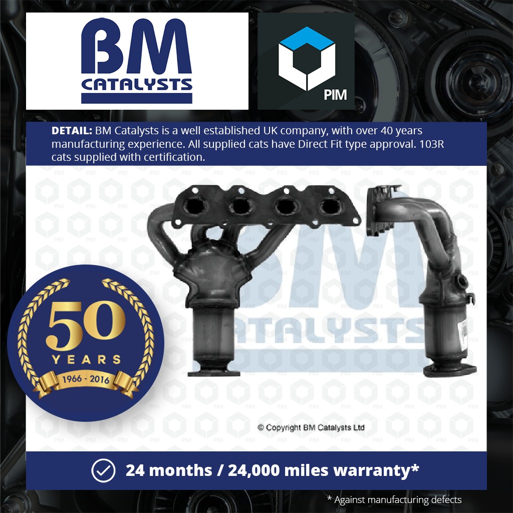 BM Catalysts Catalytic Converter Type Approved + Fitting Kit Front BM91588HK [PM2076792]