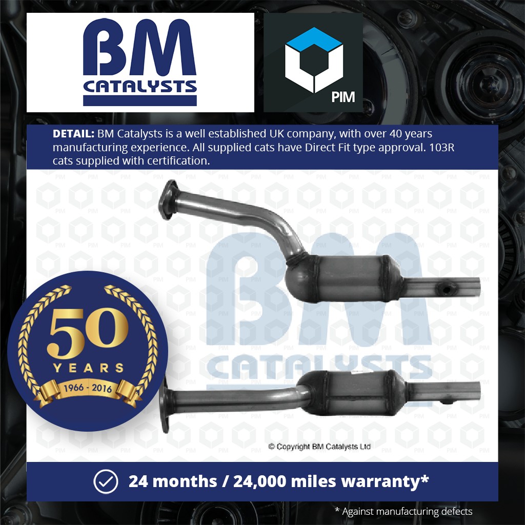 BM Catalysts Catalytic Converter Type Approved BM91570H [PM483034]