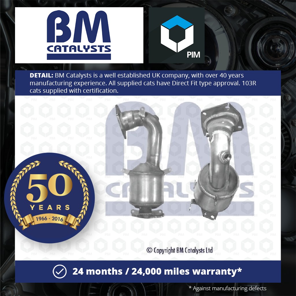 BM Catalysts Catalytic Converter Type Approved BM91562H [PM850442]