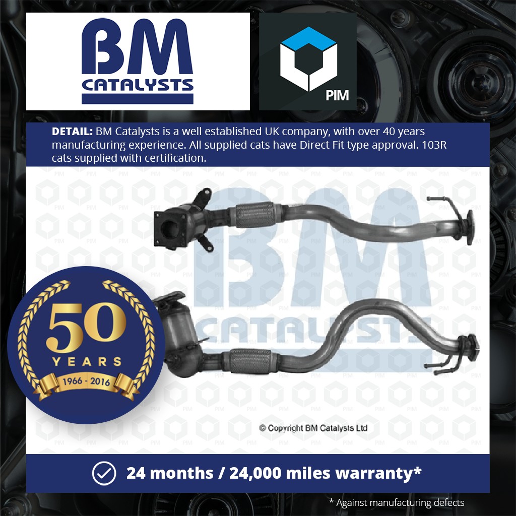 BM Catalysts Catalytic Converter Type Approved BM91519H [PM403893]