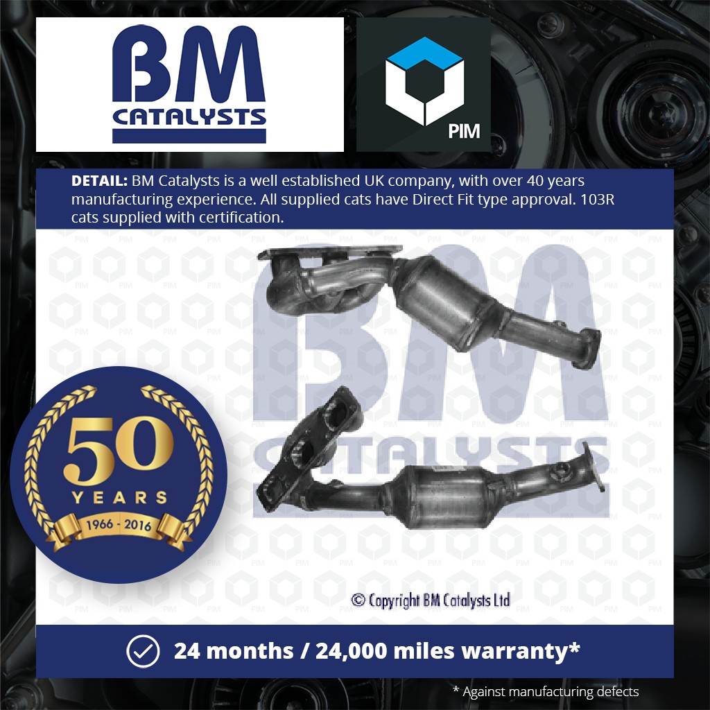 BM Catalysts Catalytic Converter Type Approved BM91477H [PM338903]