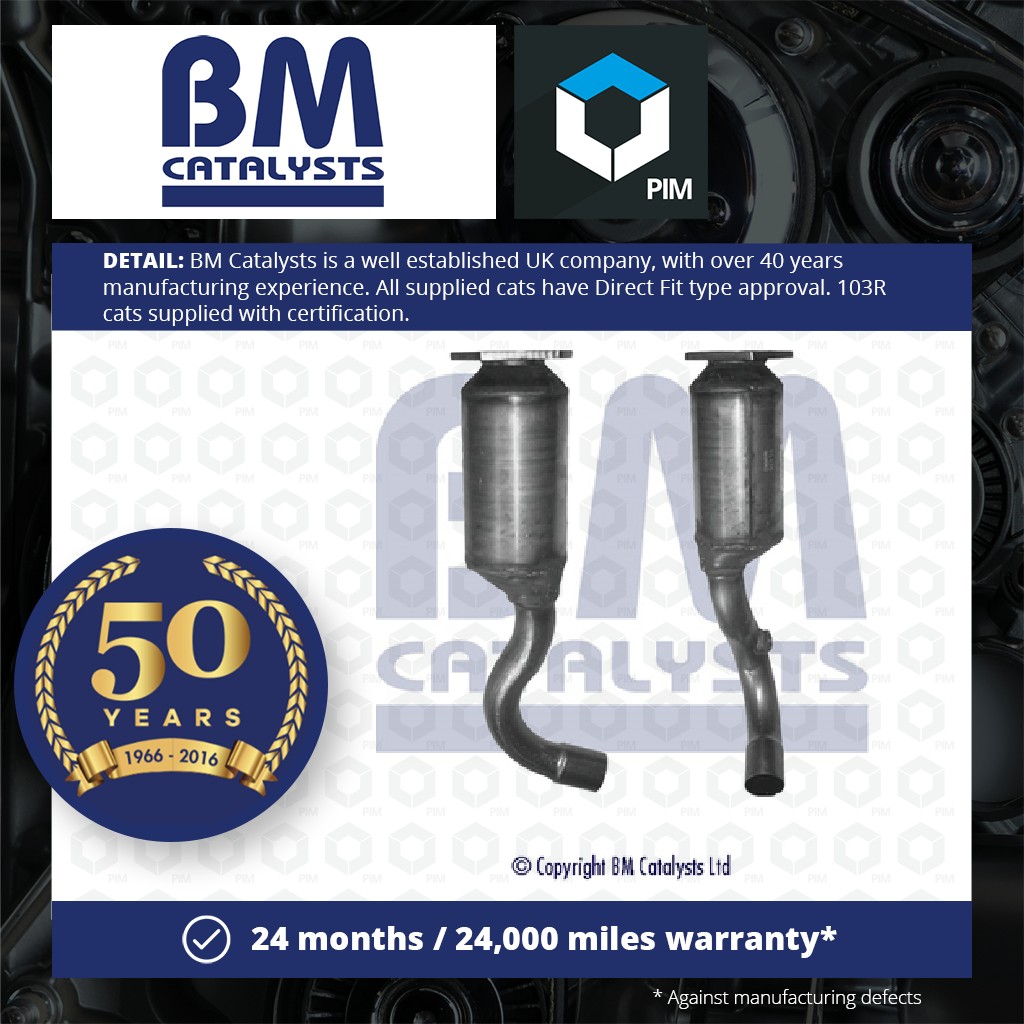 BM Catalysts Catalytic Converter Type Approved + Fitting Kit Front BM91435HK [PM2076580]