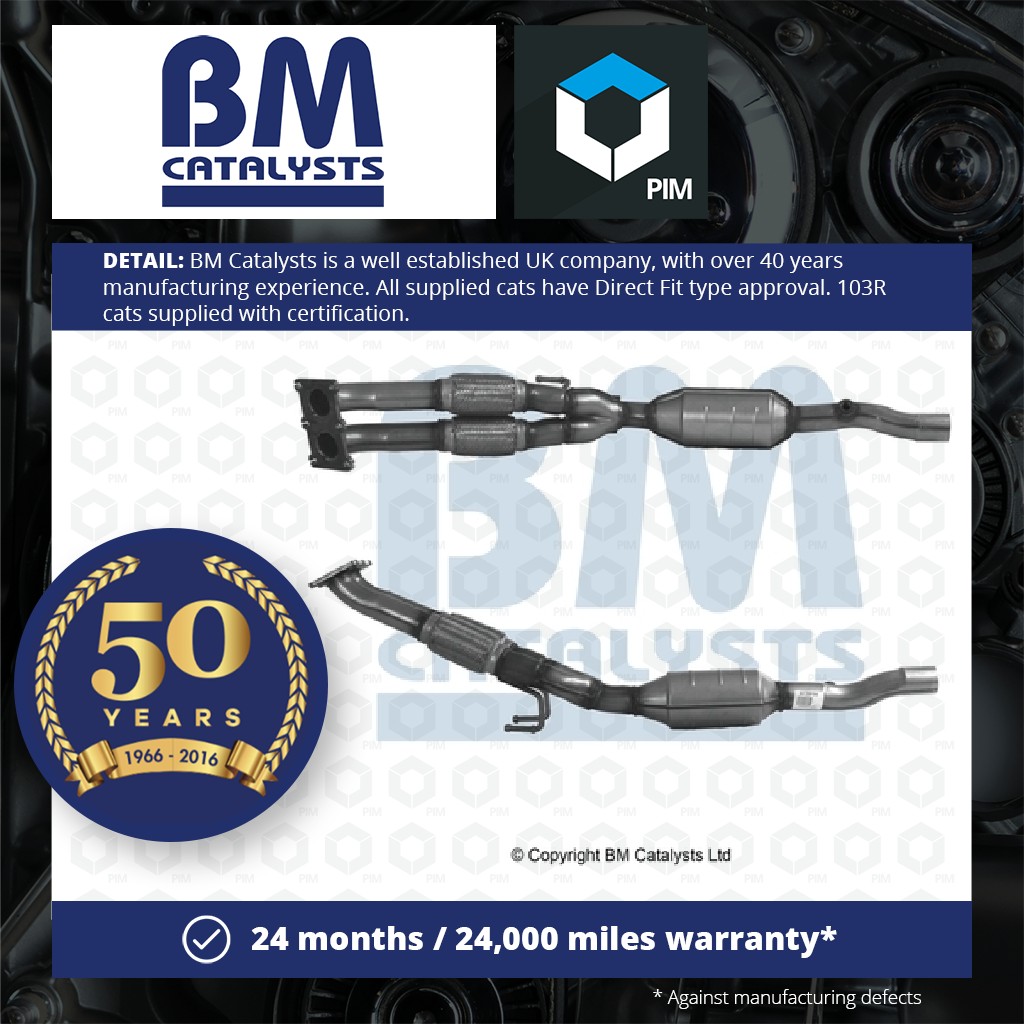 BM Catalysts Catalytic Converter Type Approved + Fitting Kit BM91391HK [PM2076512]