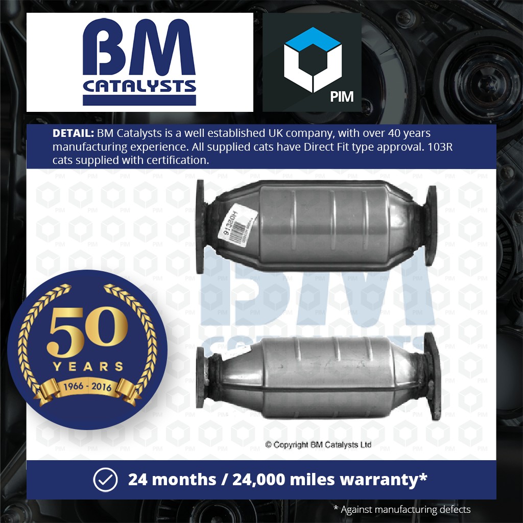 BM Catalysts Catalytic Converter Type Approved + Fitting Kit Rear BM91380HK [PM2076498]