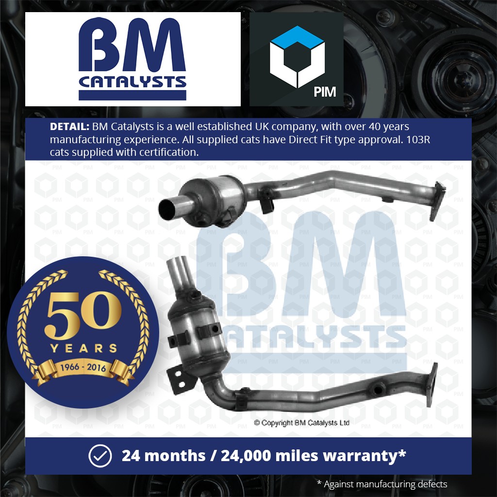 BM Catalysts Catalytic Converter Type Approved Left BM91287H [PM336581]