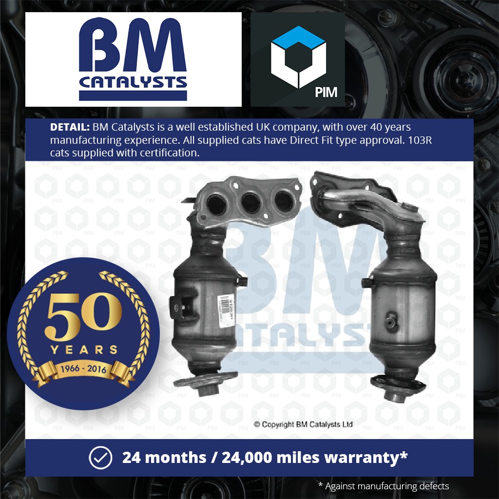 BM Catalysts Catalytic Converter Type Approved BM91263H [PM338756]