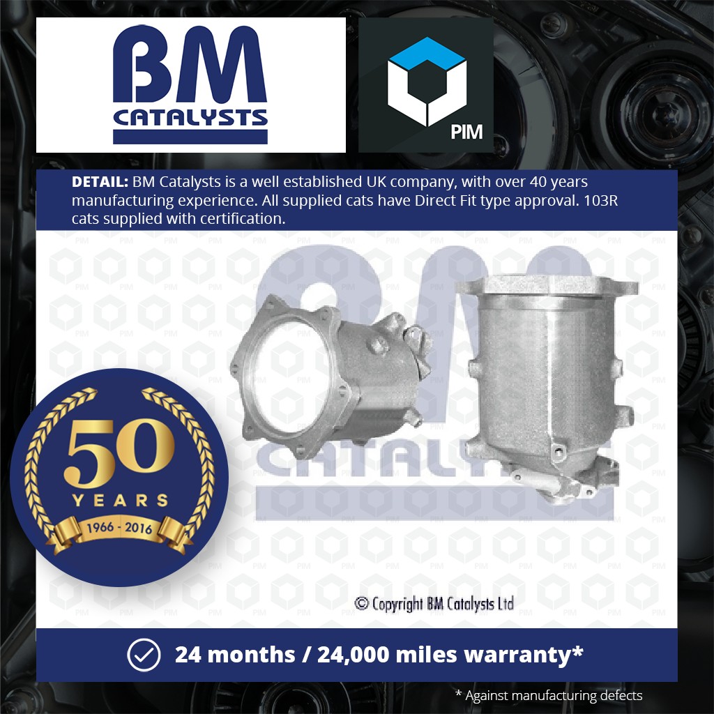 BM Catalysts Catalytic Converter Type Approved + Fitting Kit Front BM91259HK [PM2076266]