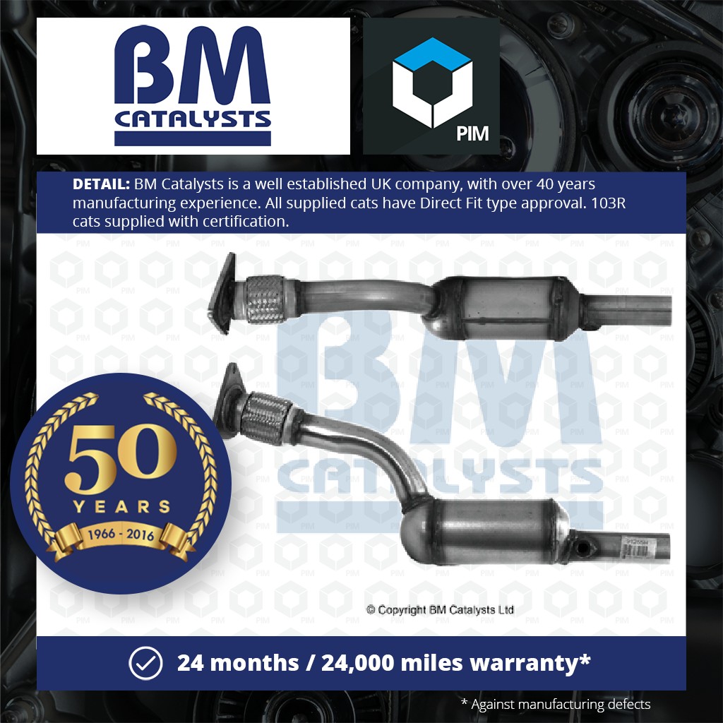 BM Catalysts Catalytic Converter Type Approved BM91255H [PM338755]