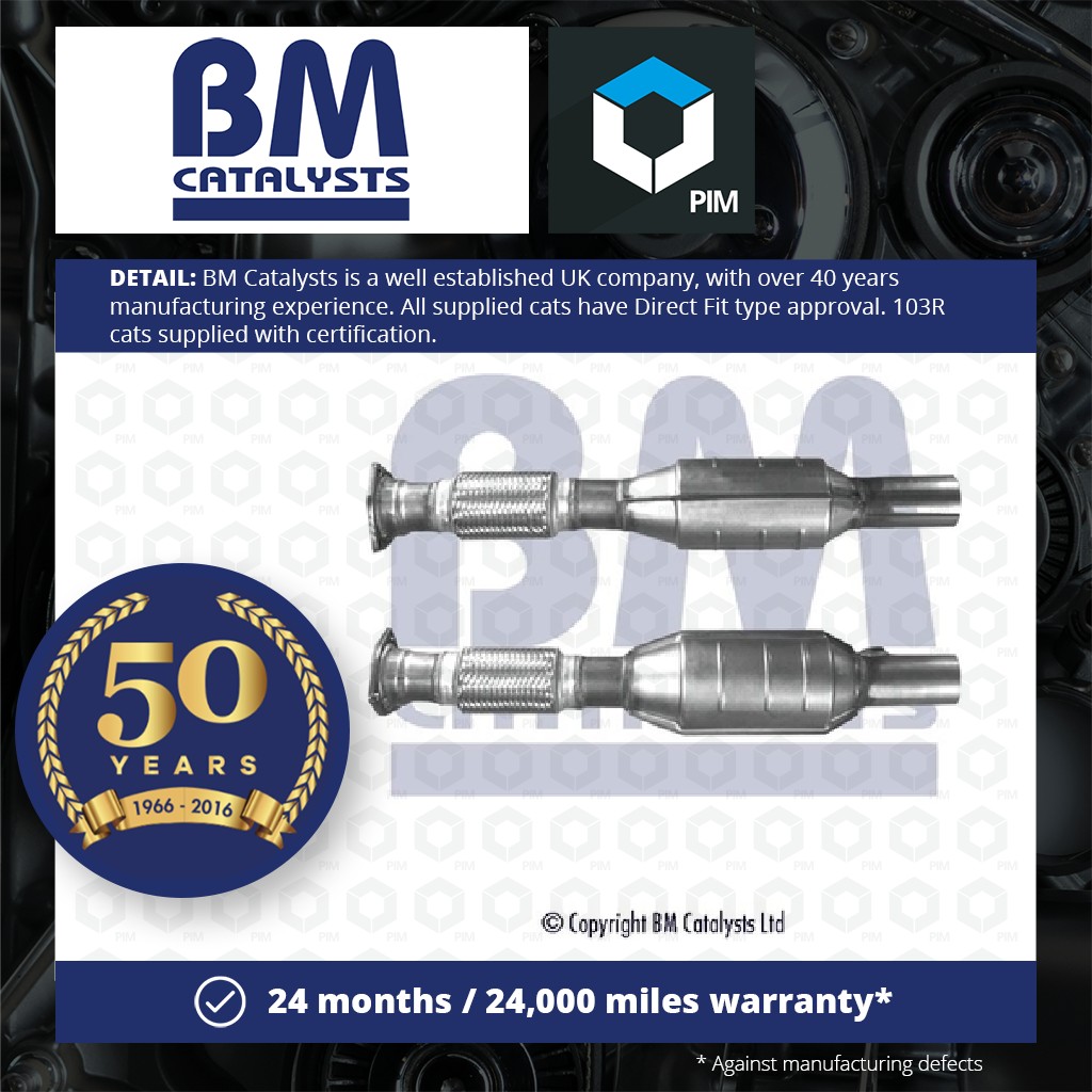 BM Catalysts Catalytic Converter Type Approved + Fitting Kit BM91080HK [PM2075902]