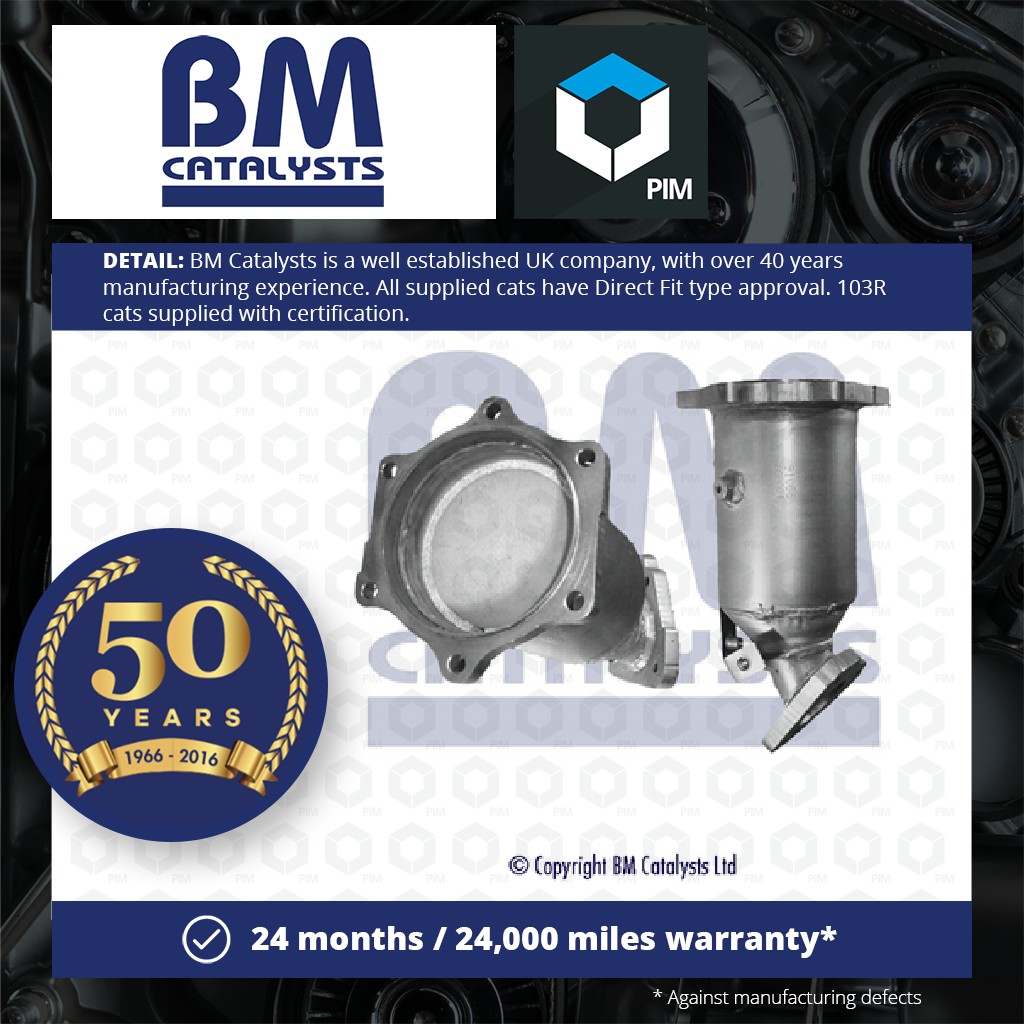 BM Catalysts Catalytic Converter Type Approved + Fitting Kit Front BM91066HK [PM2075850]