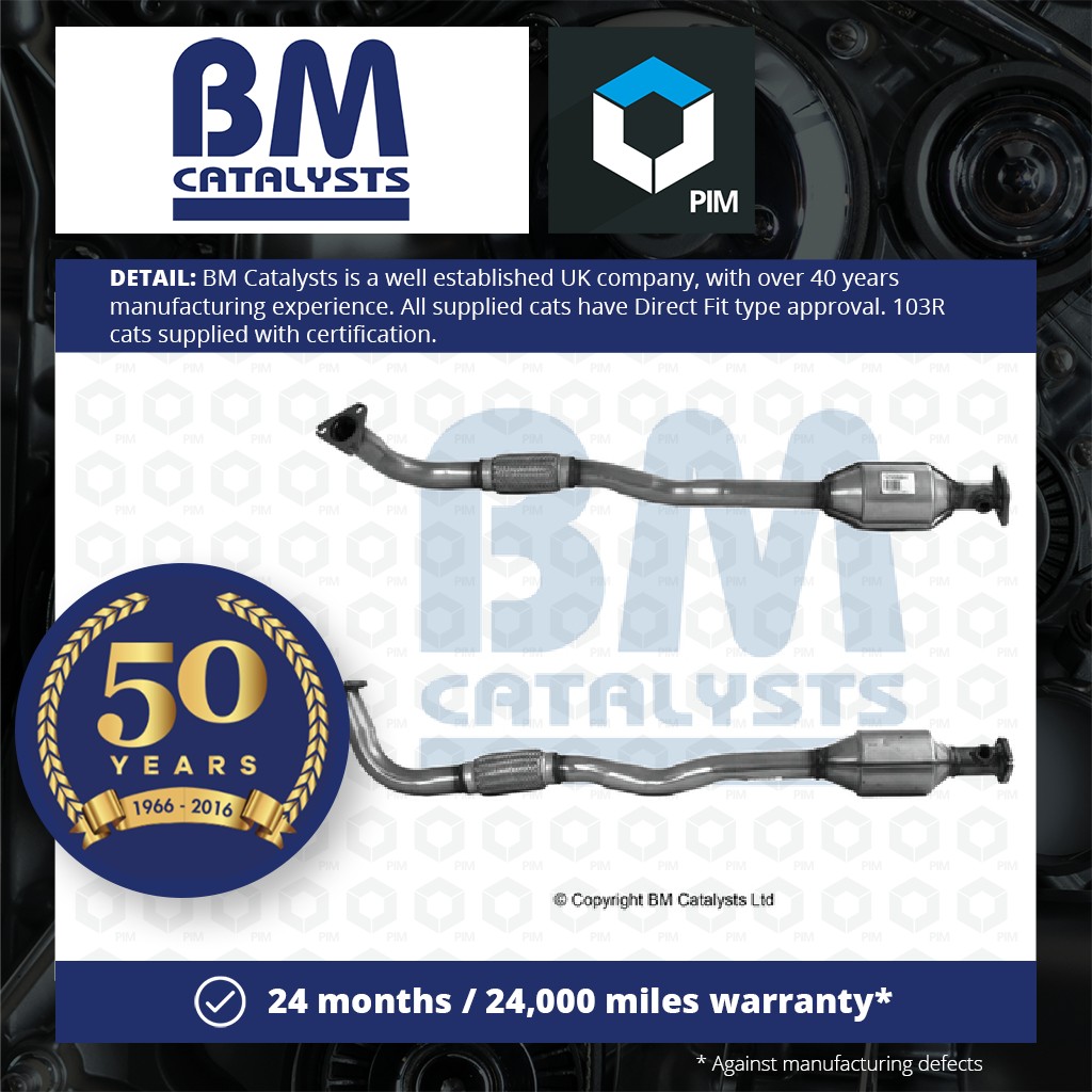 BM Catalysts Non Type Approved Catalytic Converter Rear BM91058 [PM335277]