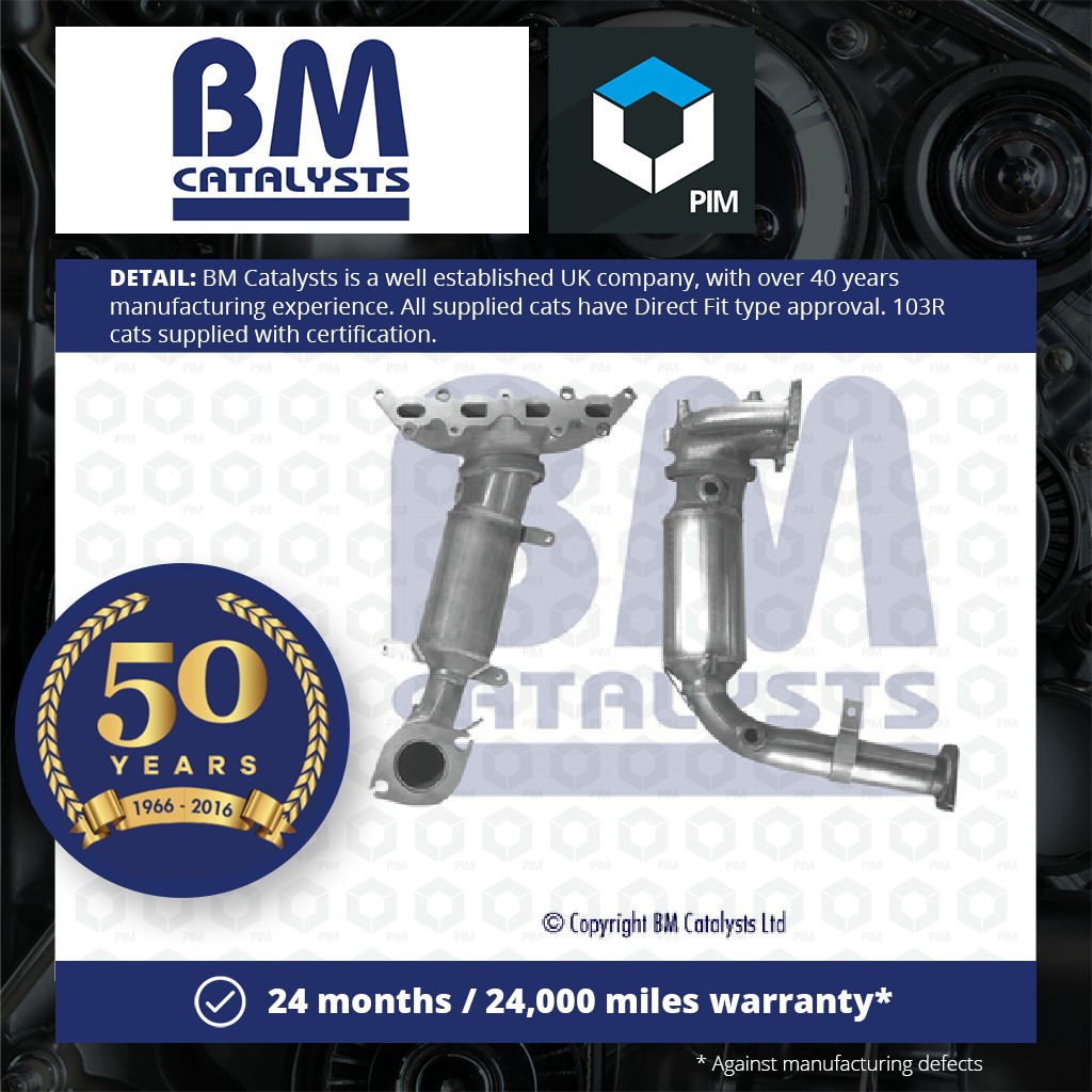 BM Catalysts Catalytic Converter Type Approved BM91017H [PM335185]