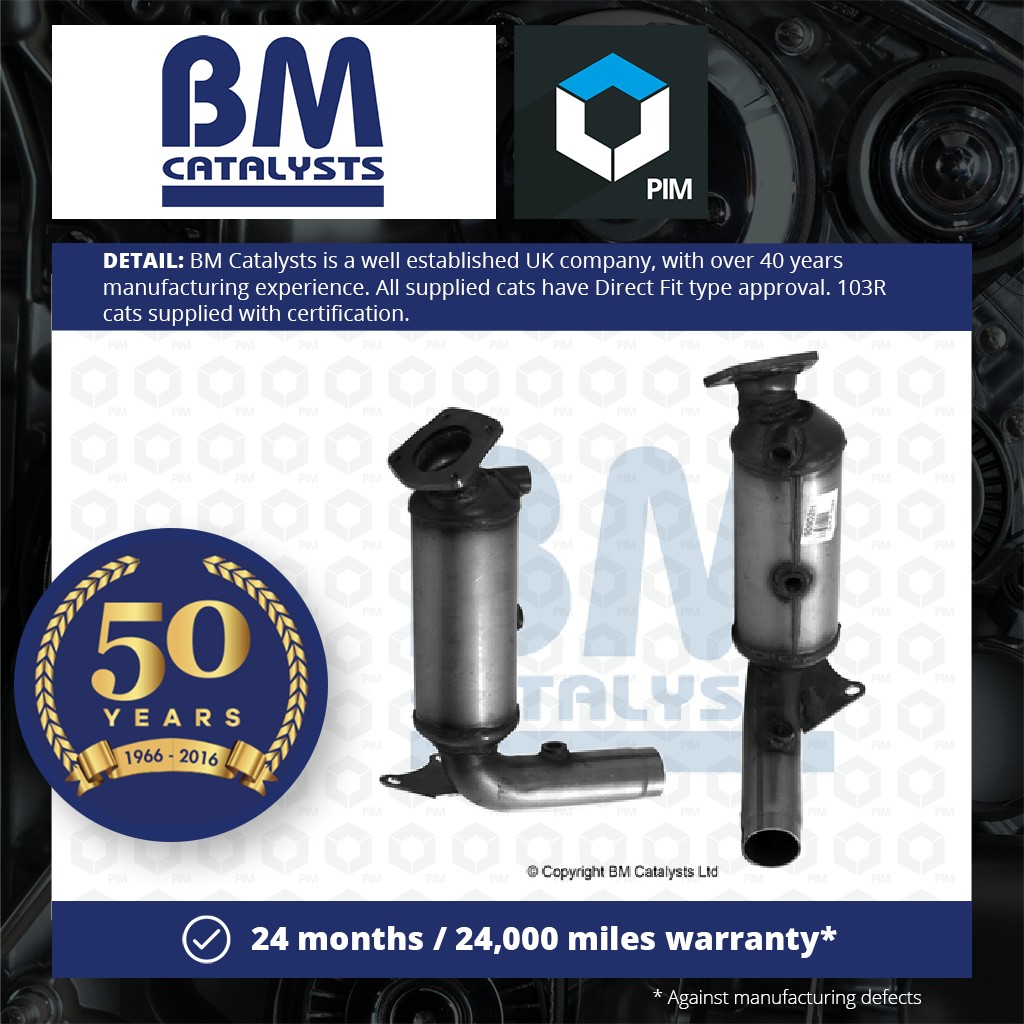 BM Catalysts Non Type Approved Catalytic Converter + Fitting Kit Left BM90902K [PM2075448]