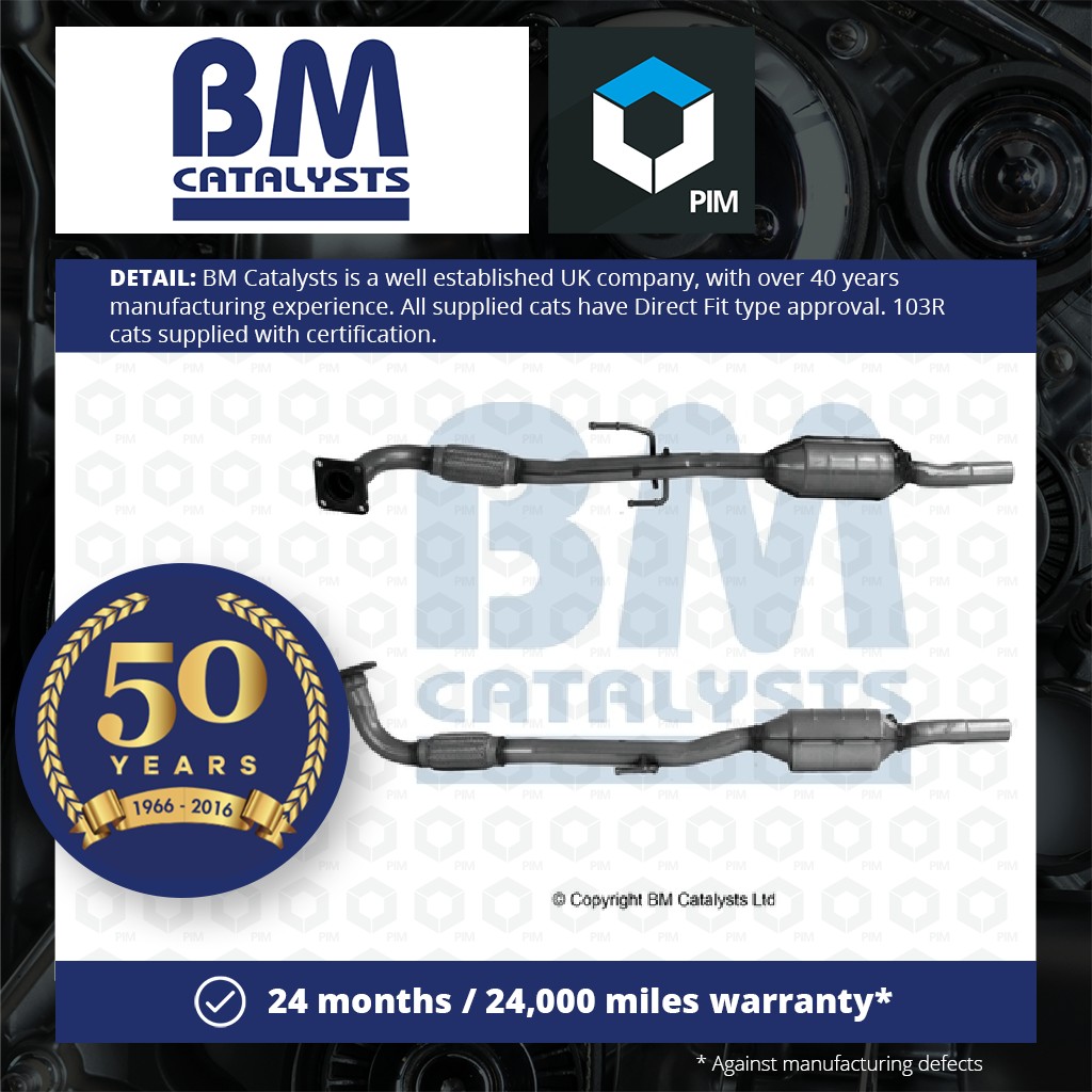 BM Catalysts Non Type Approved Catalytic Converter BM90821 [PM338669]