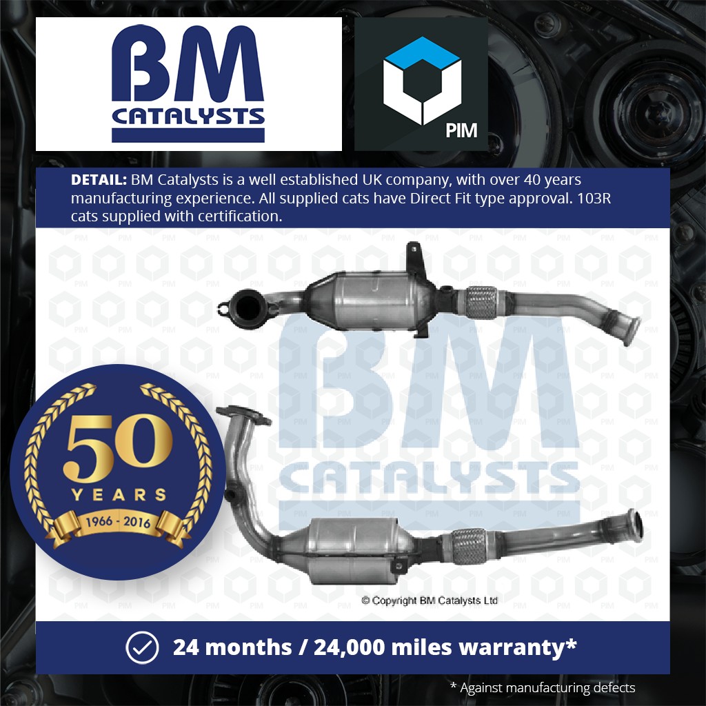 BM Catalysts Non Type Approved Catalytic Converter + Fitting Kit BM90754K [PM2075092]