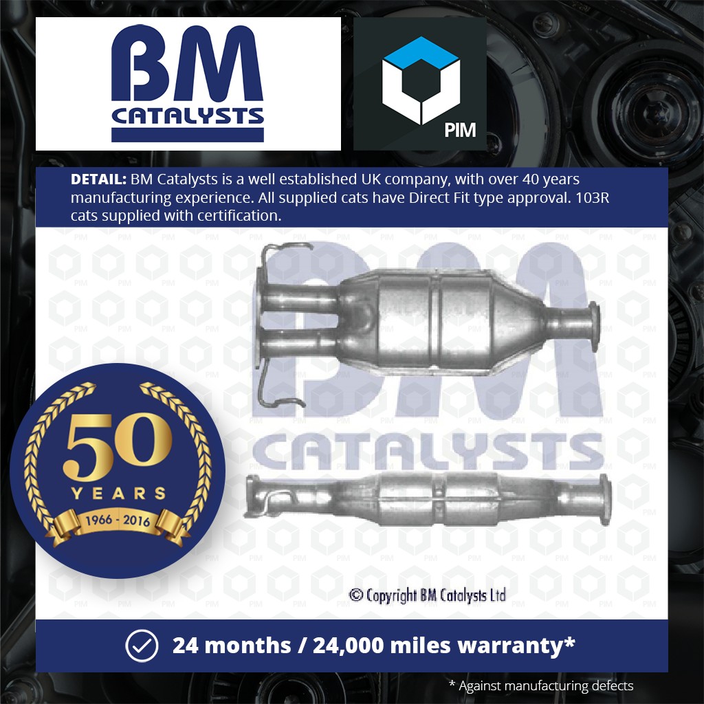 BM Catalysts Non Type Approved Catalytic Converter + Fitting Kit BM90740K [PM2075064]