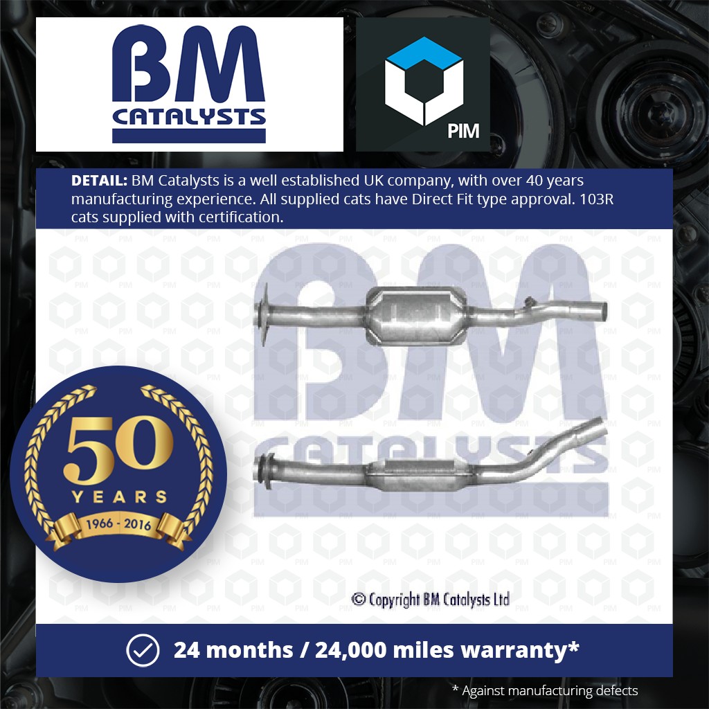 BM Catalysts Non Type Approved Catalytic Converter + Fitting Kit BM90553K [PM2074680]