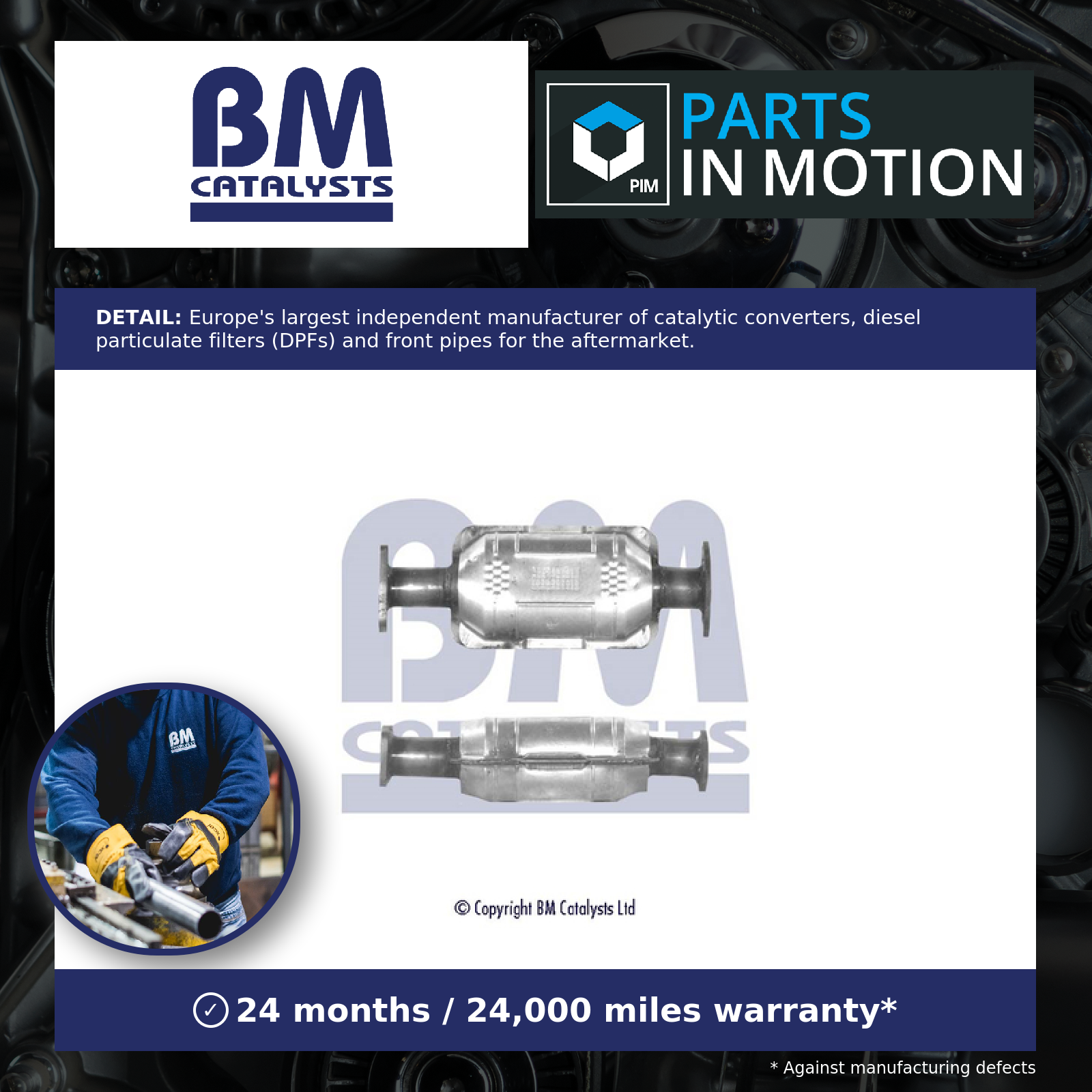 Kia Sportage 2.0i Approved Catalytic Converter BM90541H 1994-1998 2yr Warranty - Image 3