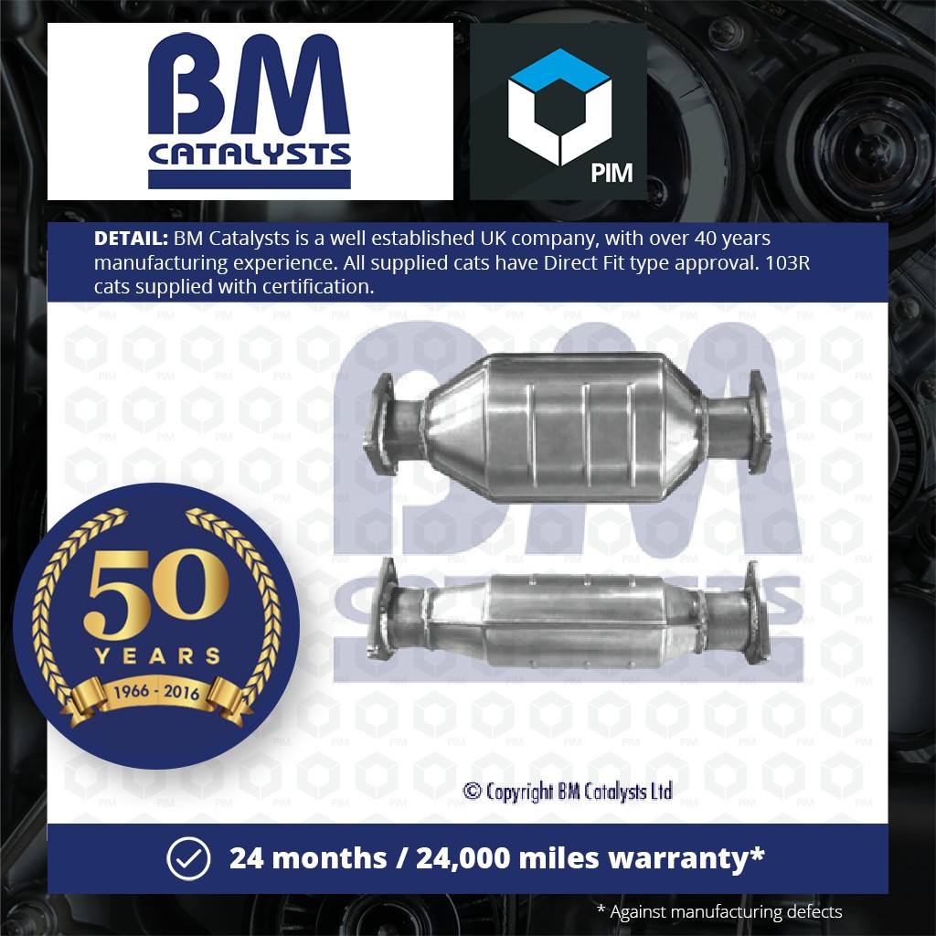 BM Catalysts Catalytic Converter Type Approved + Fitting Kit Rear BM90526HK [PM2074624]