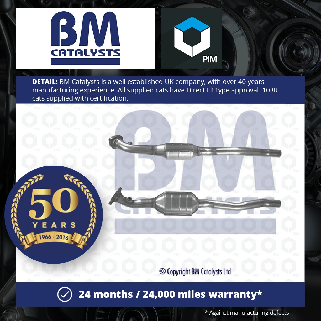 BM Catalysts Non Type Approved Catalytic Converter + Fitting Kit BM90413K [PM2074456]