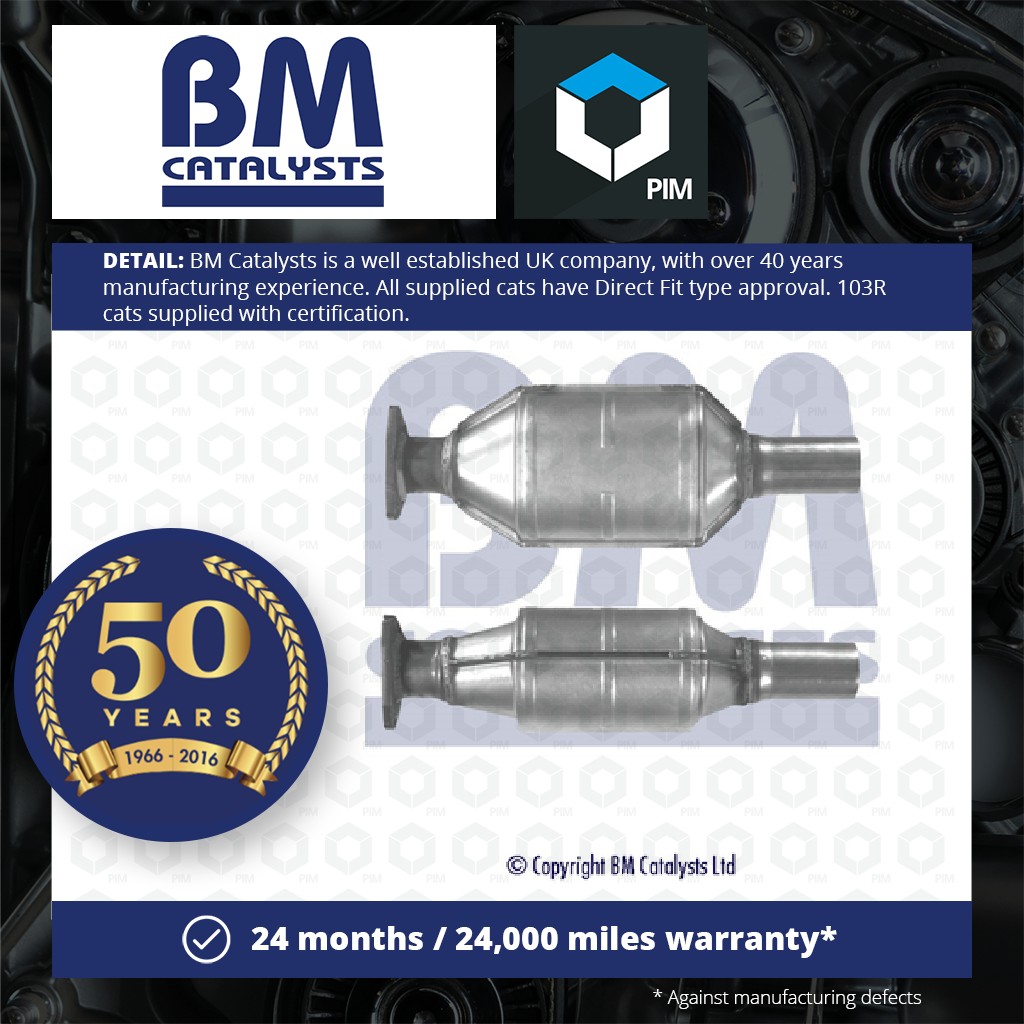 BM Catalysts Non Type Approved Catalytic Converter + Fitting Kit BM90389K [PM2074418]
