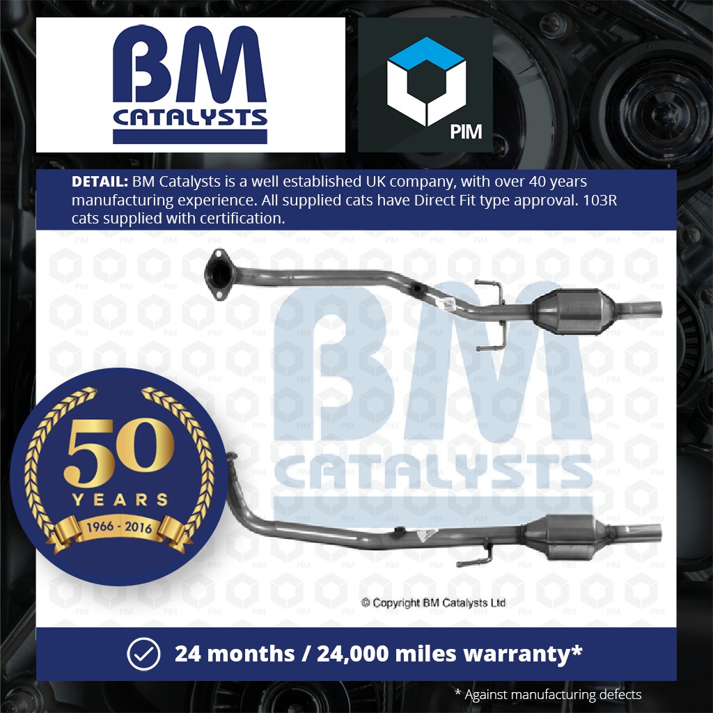BM Catalysts Non Type Approved Catalytic Converter + Fitting Kit BM90249K [PM2074166]