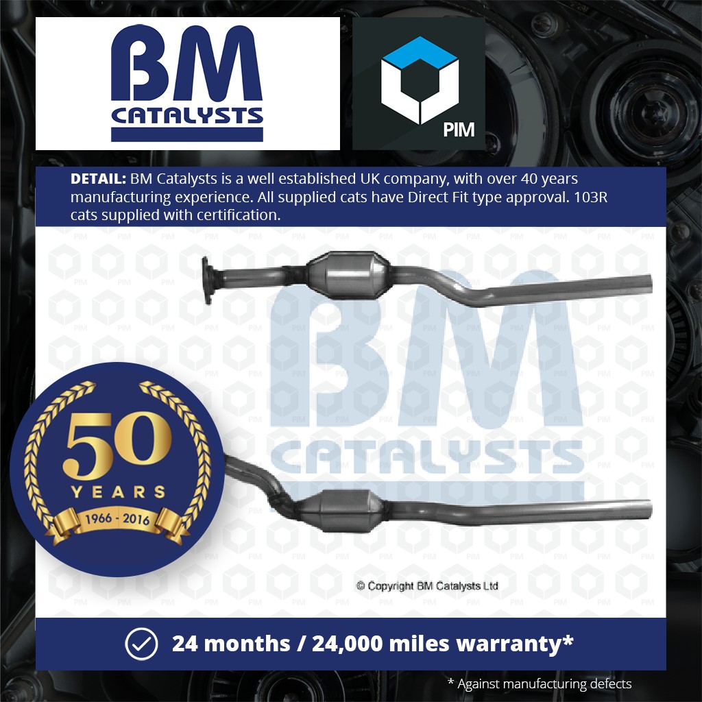 BM Catalysts Non Type Approved Catalytic Converter + Fitting Kit BM90189K [PM2074042]