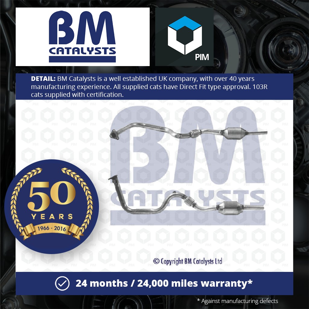 BM Catalysts Catalytic Converter Type Approved + Fitting Kit BM90177HK [PM2074020]