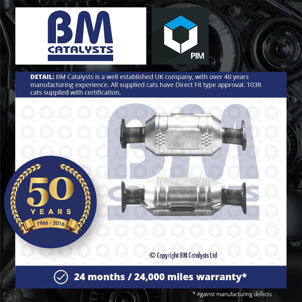 BM Catalysts Catalytic Converter Type Approved + Fitting Kit BM90164HK [PM2073996]