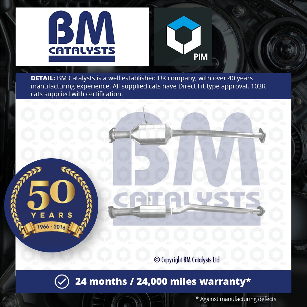 BM Catalysts Catalytic Converter Type Approved + Fitting Kit BM90163HK [PM2073992]