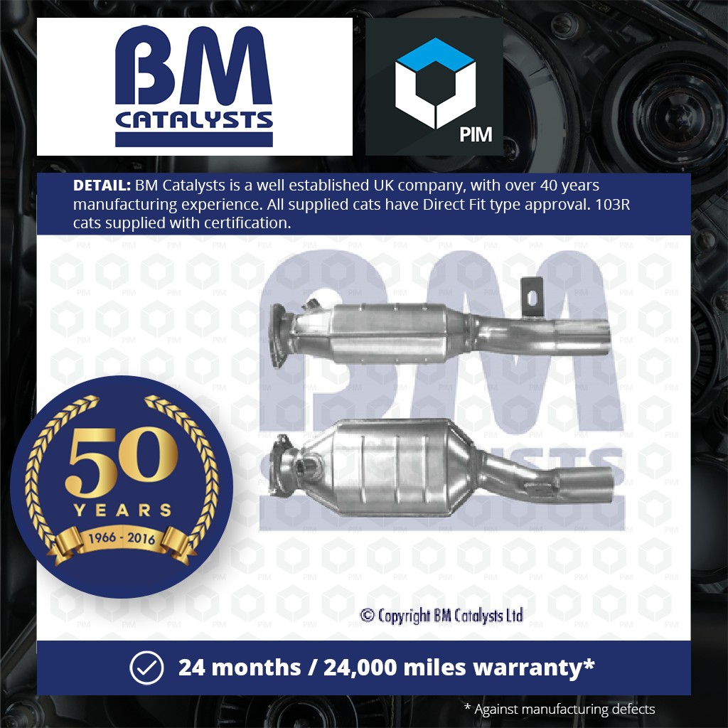 BM Catalysts Catalytic Converter Type Approved + Fitting Kit BM90096HK [PM2073800]