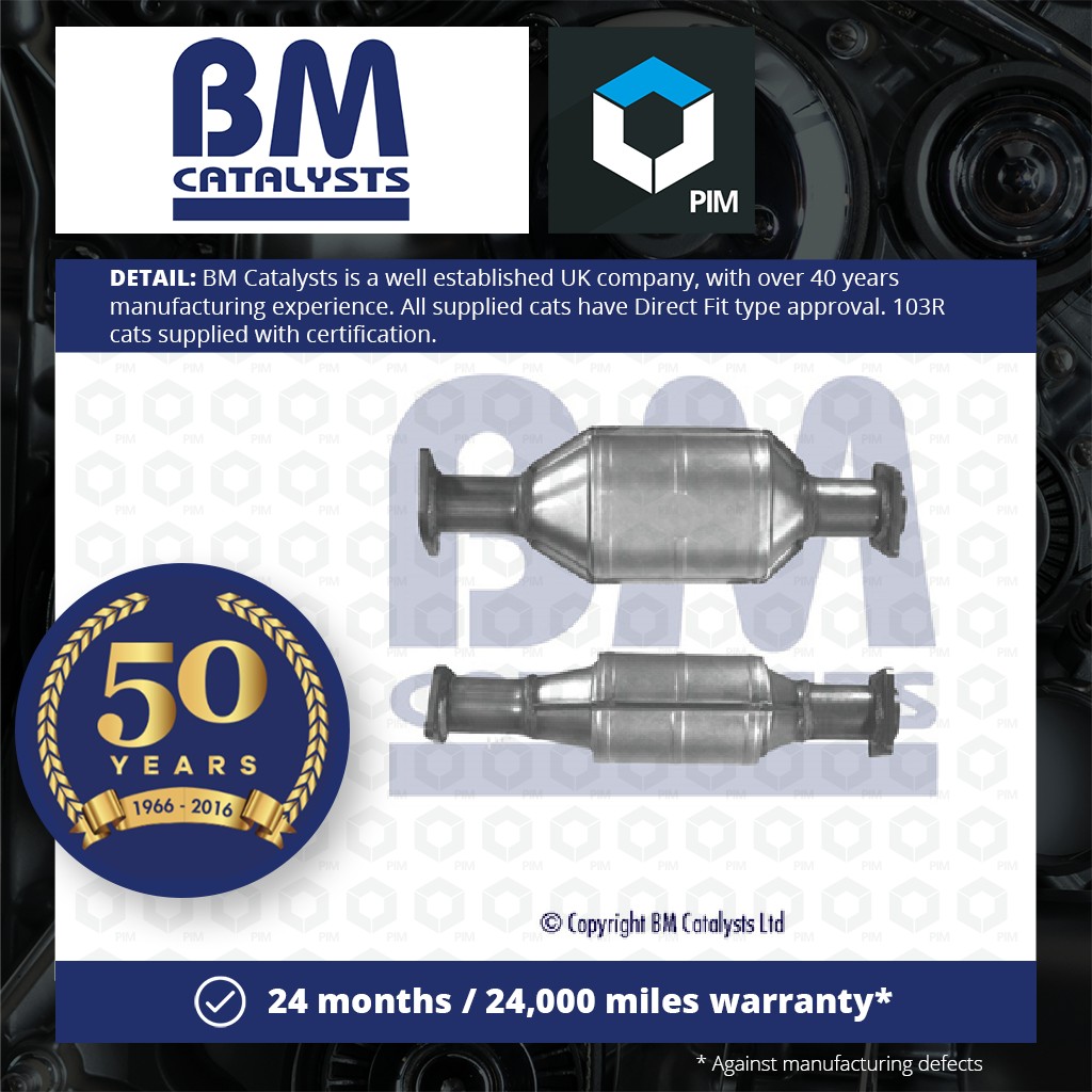 BM Catalysts Non Type Approved Catalytic Converter + Fitting Kit BM90048K [PM2073680]
