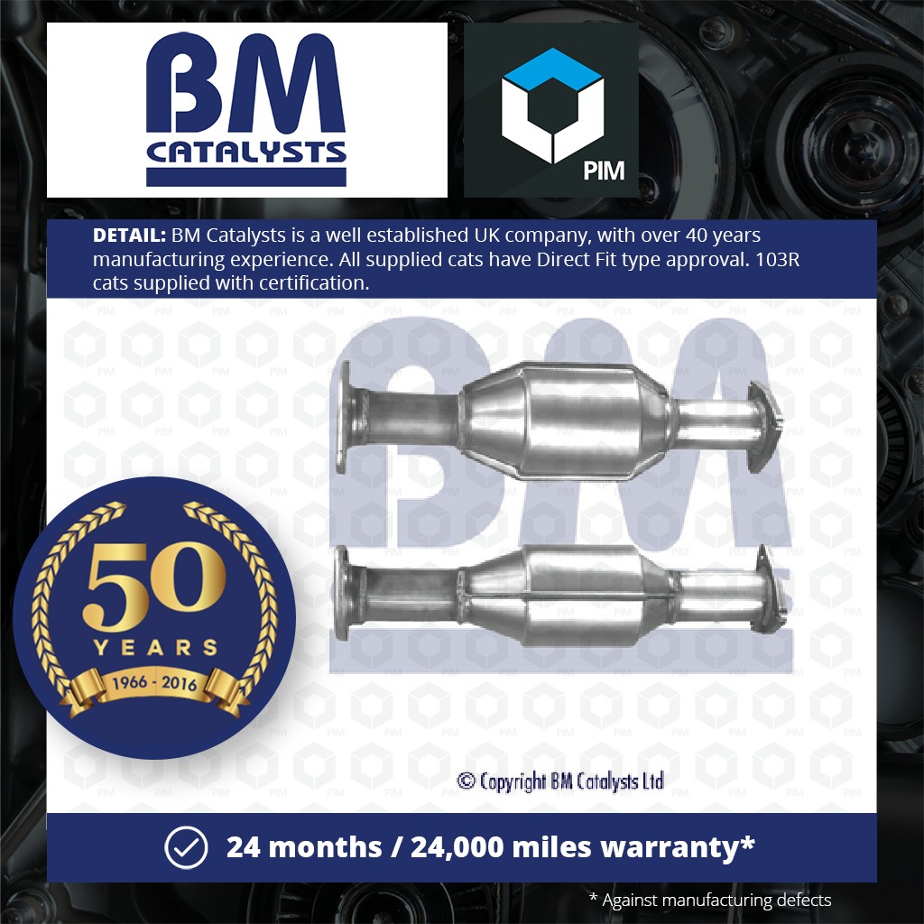 BM Catalysts Non Type Approved Catalytic Converter + Fitting Kit BM90031K [PM2073634]