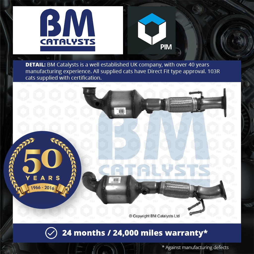 BM Catalysts Catalytic Converter Type Approved BM80551H [PM922044]