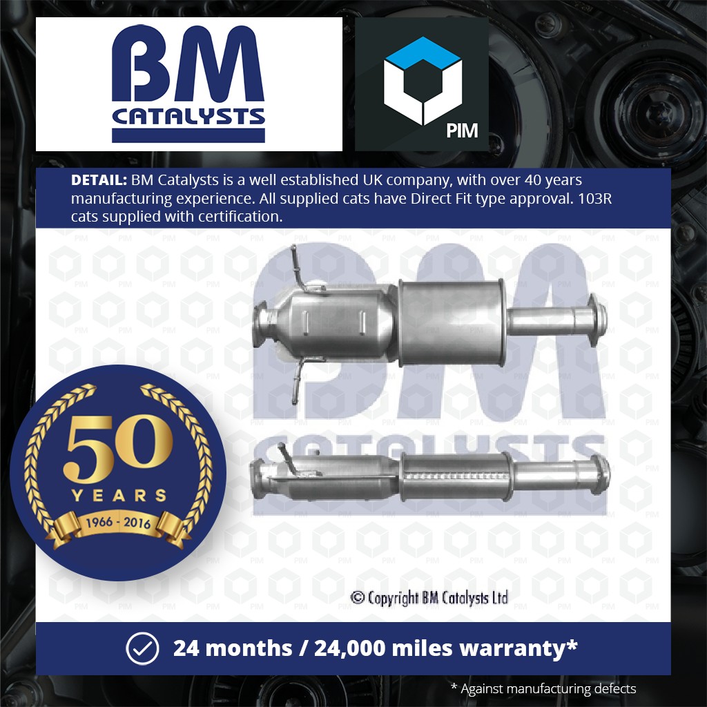 BM Catalysts Catalytic Converter Type Approved + Fitting Kit Rear BM80418HK [PM2073360]