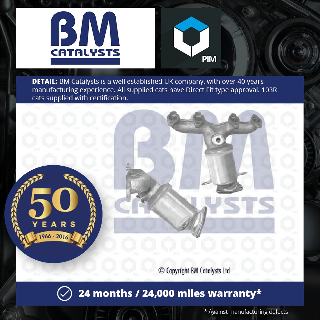 BM Catalysts Catalytic Converter Type Approved BM80385H [PM922074]