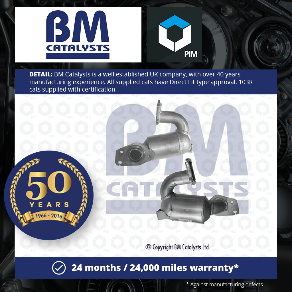 BM Catalysts Catalytic Converter Type Approved BM80357H [PM609244]