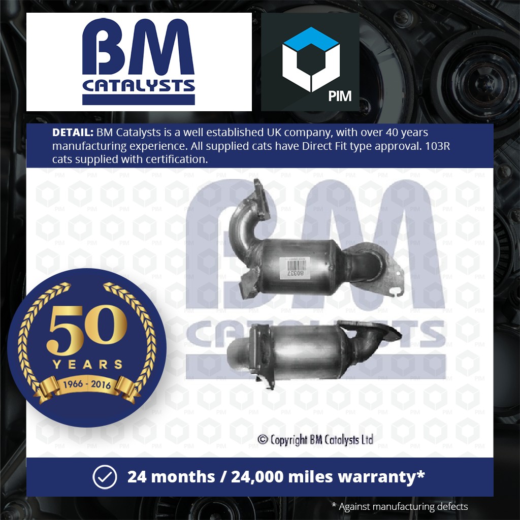 BM Catalysts Catalytic Converter Type Approved + Fitting Kit BM80337HK [PM2073232]