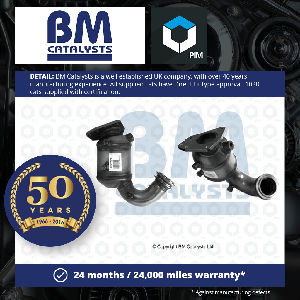 BM Catalysts Catalytic Converter Type Approved BM80322H [PM424537]