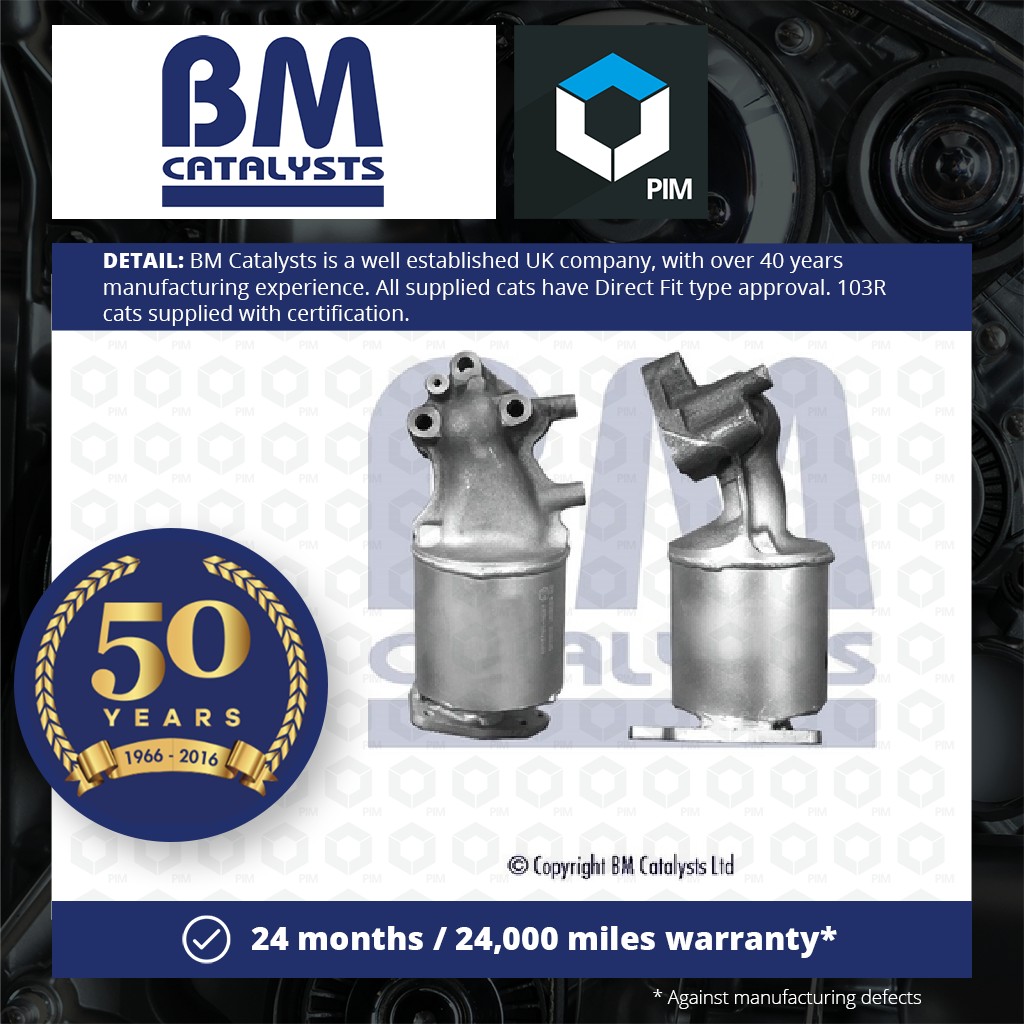 BM Catalysts Catalytic Converter Type Approved + Fitting Kit BM80306HK [PM2073170]