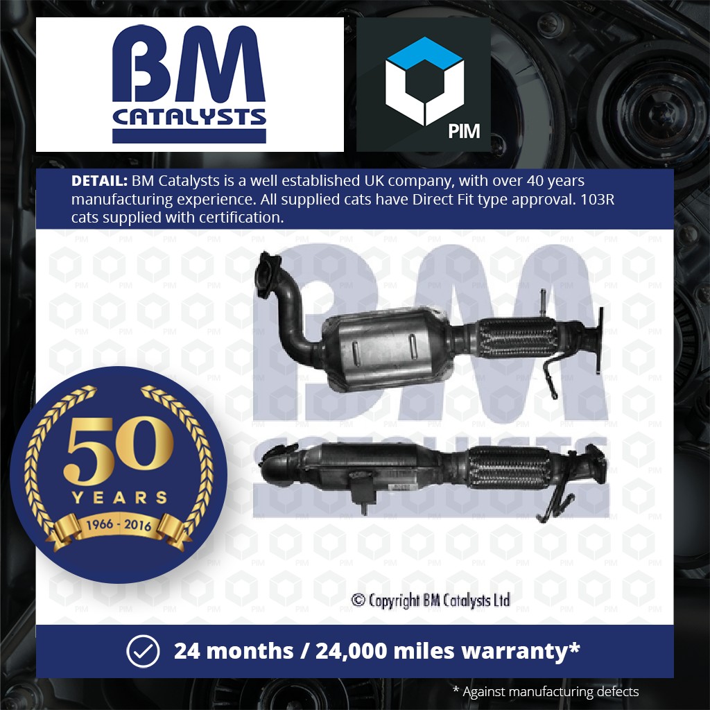 BM Catalysts Catalytic Converter Type Approved BM80292H [PM850576]