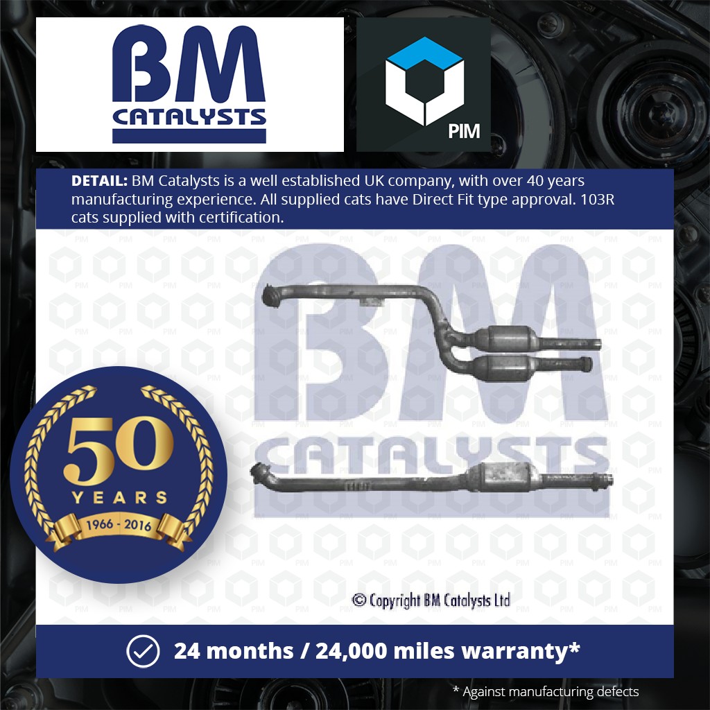 BM Catalysts Catalytic Converter Type Approved BM80190H [PM331263]