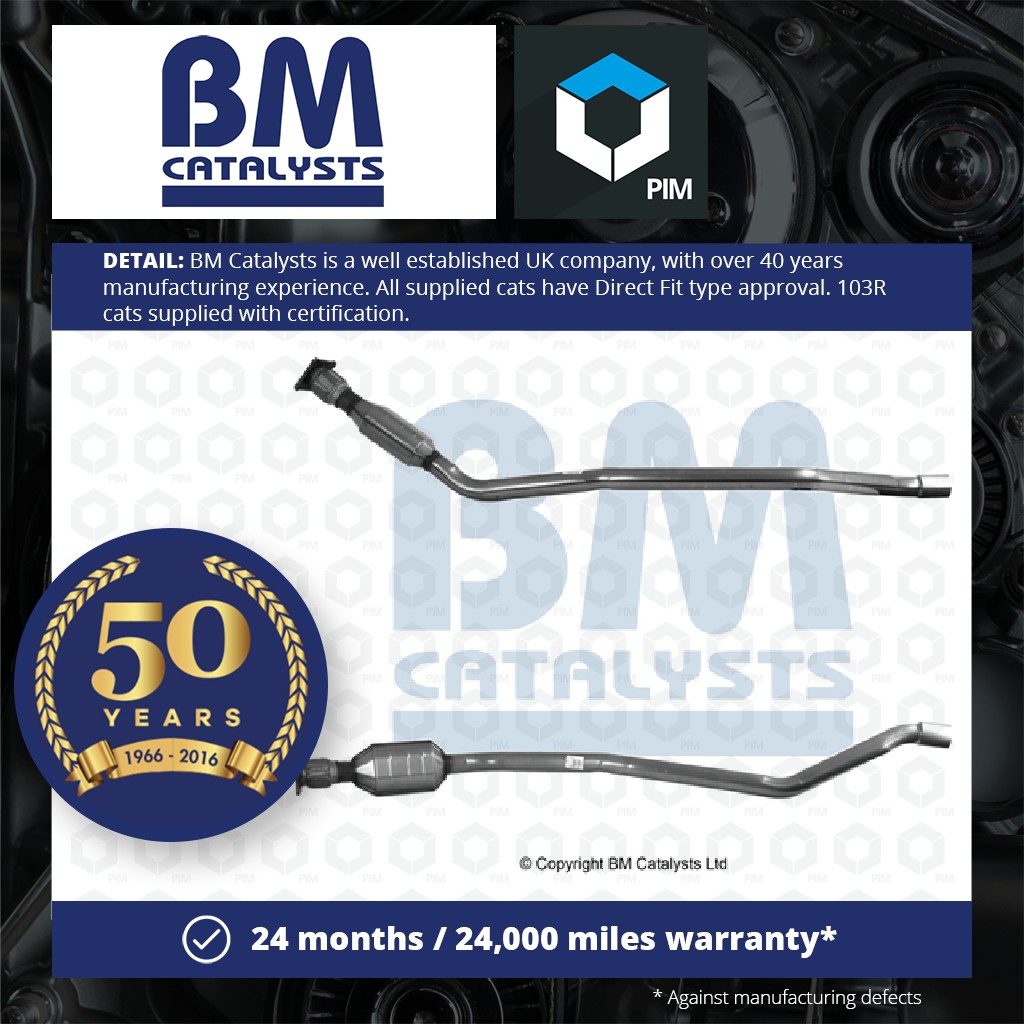BM Catalysts Catalytic Converter Type Approved BM80140H [PM330427]