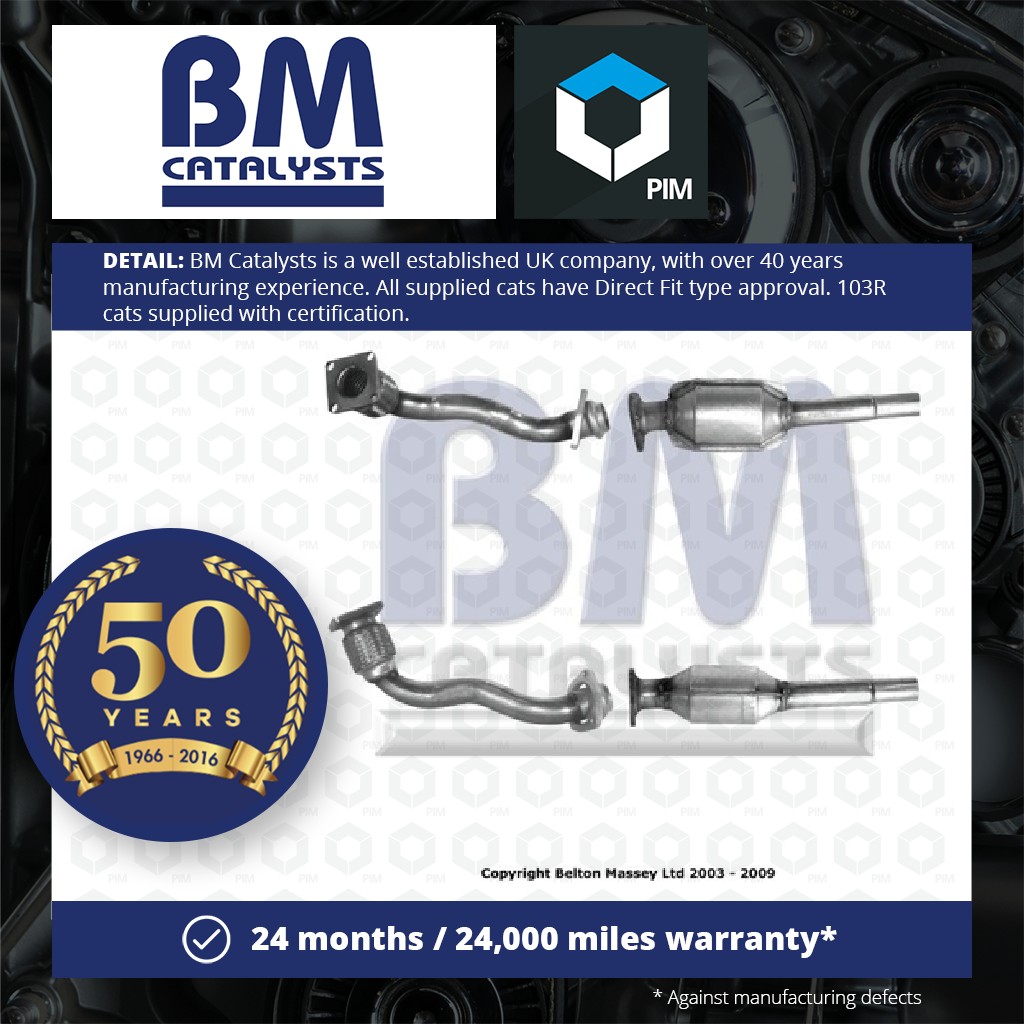 BM Catalysts Catalytic Converter Type Approved BM80055H [PM337555]