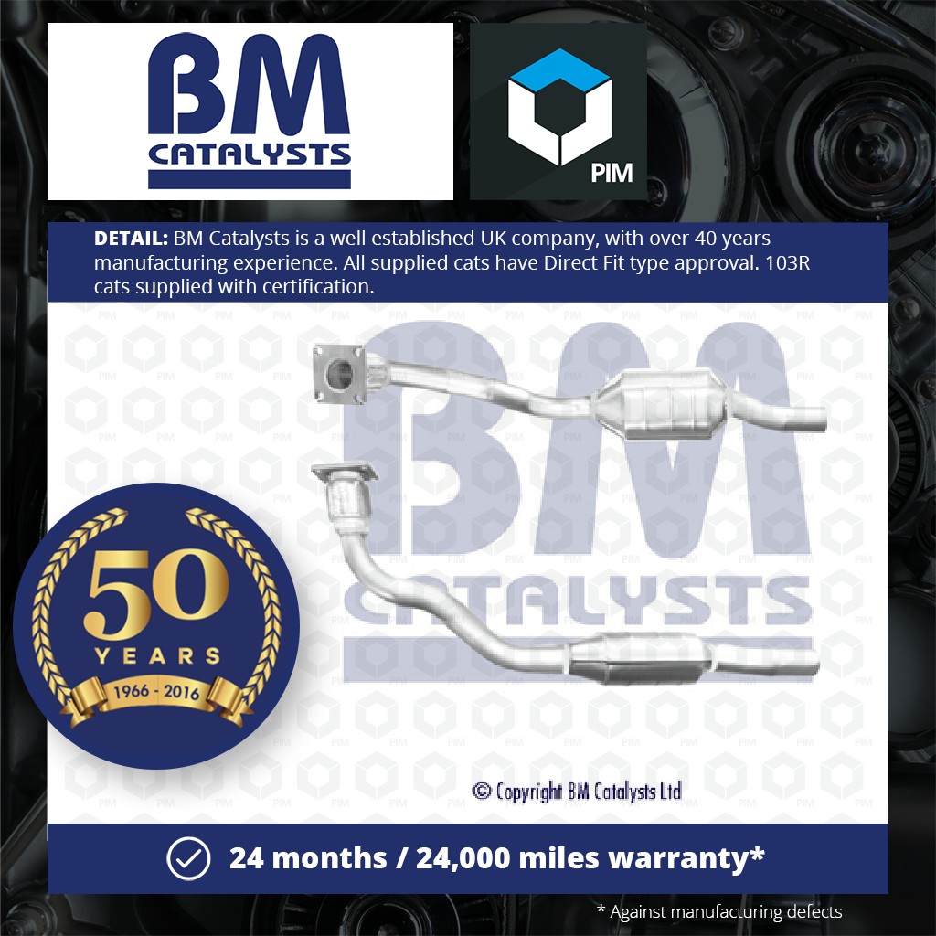 BM Catalysts Catalytic Converter Type Approved + Fitting Kit BM80049HK [PM2072354]