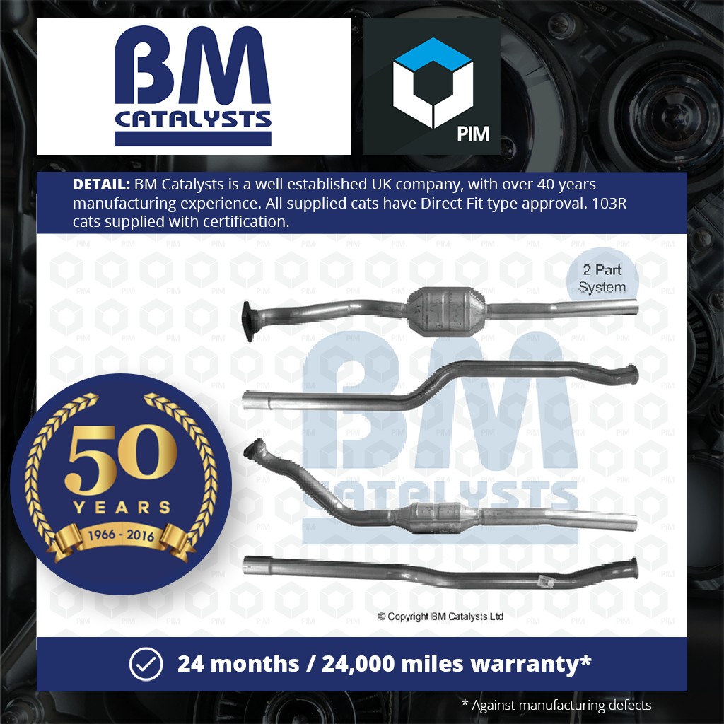 BM Catalysts Catalytic Converter Type Approved BM80039H [PM609221]